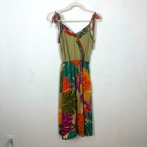 VINTAGE Tropical Julie Girl Summer  Dress 1950s Medium